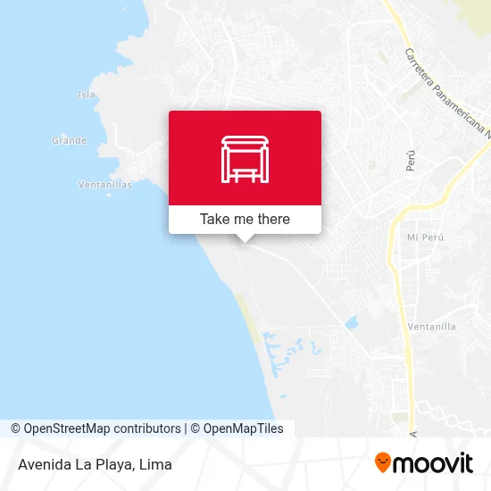 Avenida La Playa map