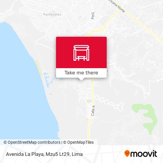 Avenida La Playa, Mzu5 Lt29 map