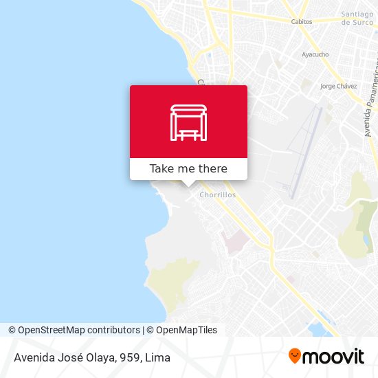 Avenida José Olaya, 959 map