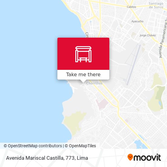 Mapa de Avenida Mariscal Castilla, 773