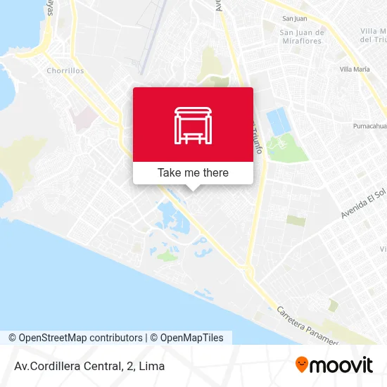 Av.Cordillera Central, 2 map