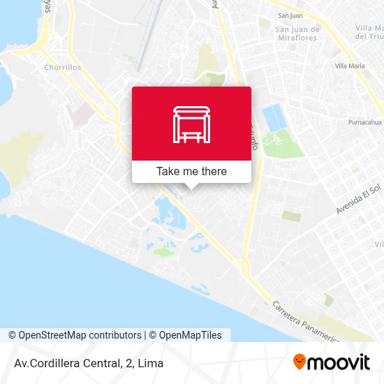 Av.Cordillera Central, 2 map