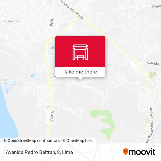 Mapa de Avenida Pedro Beltran, 2