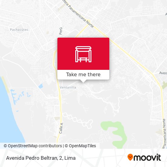 Mapa de Avenida Pedro Beltran, 2