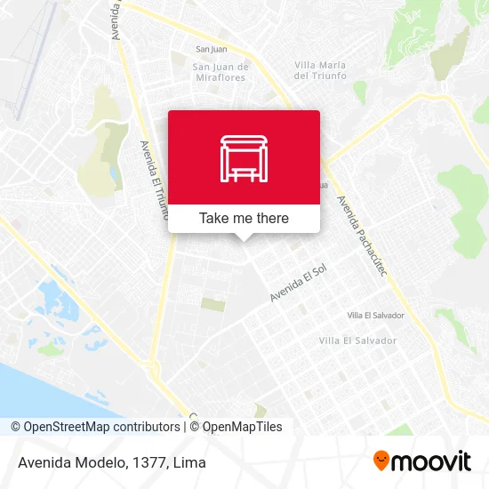 Avenida Modelo, 1377 map