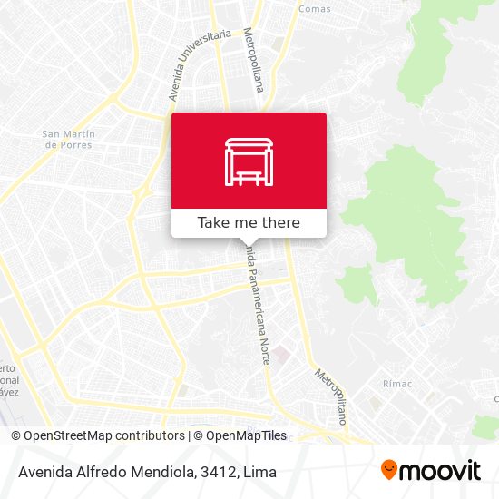 Avenida Alfredo Mendiola, 3412 map