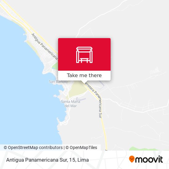 Antigua Panamericana Sur, 15 map