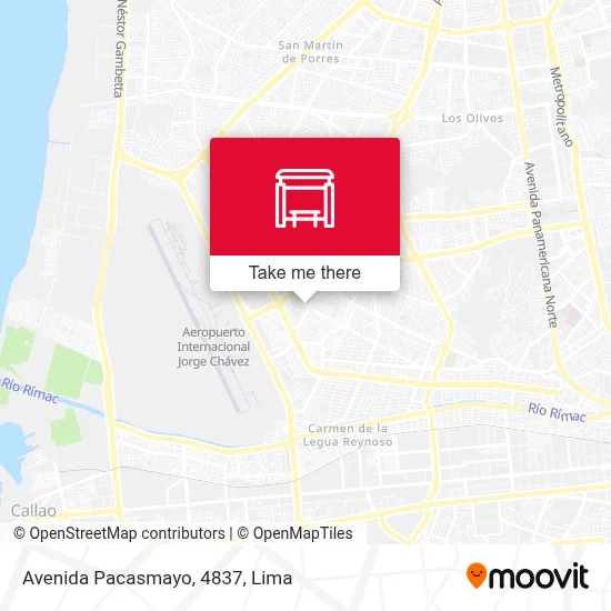 Avenida Pacasmayo, 4837 map