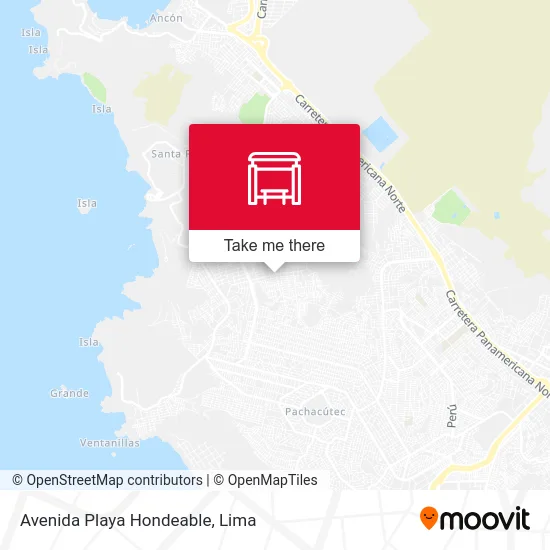 Avenida Playa Hondeable map
