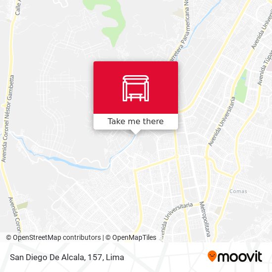 Mapa de San Diego De Alcala, 157