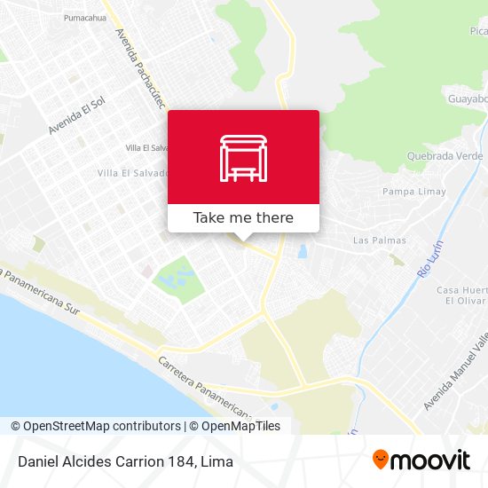 Daniel Alcides Carrion 184 map