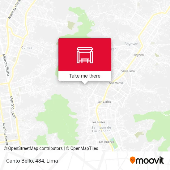 Canto Bello, 484 map