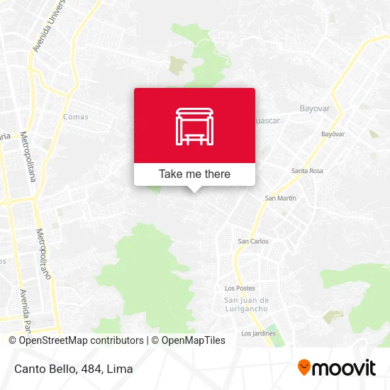 Canto Bello, 484 map