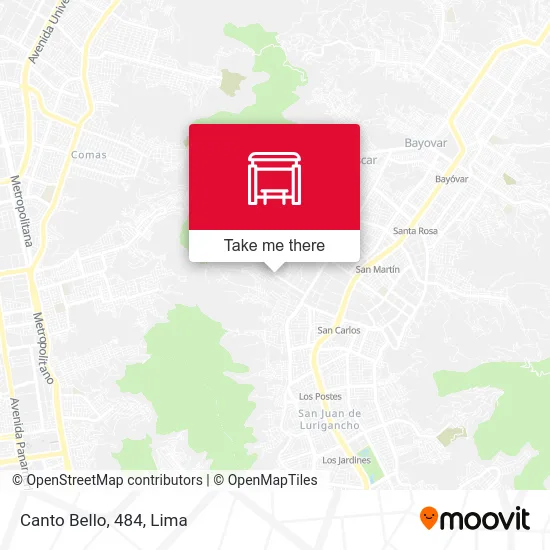 Canto Bello, 484 map