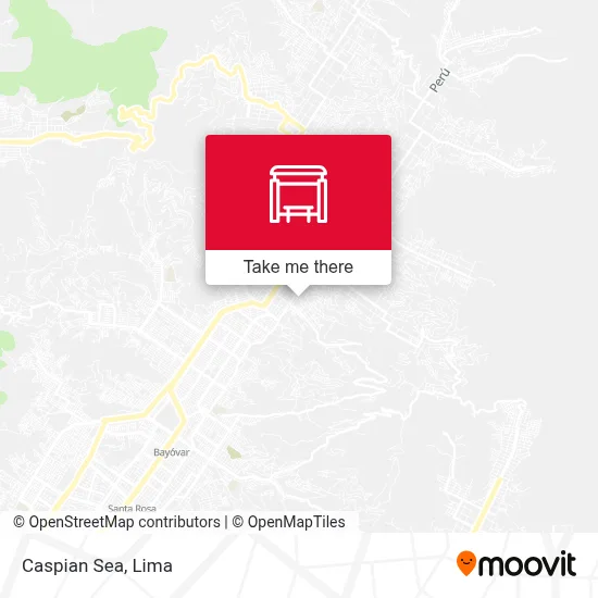 Mar Caspio map