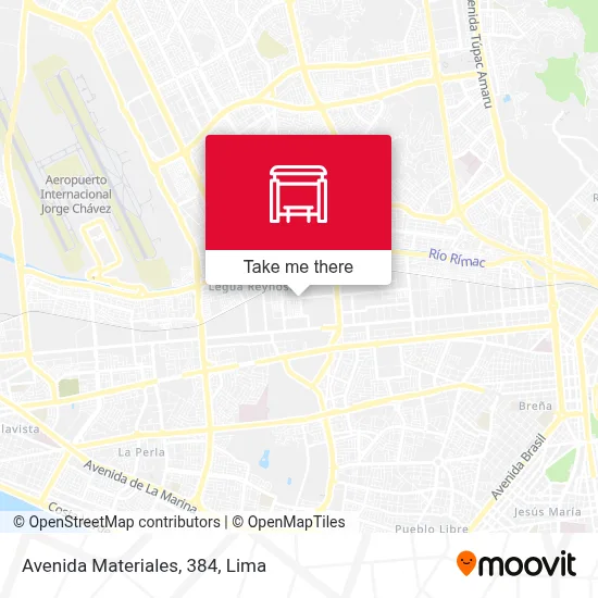 Avenida Materiales, 384 map