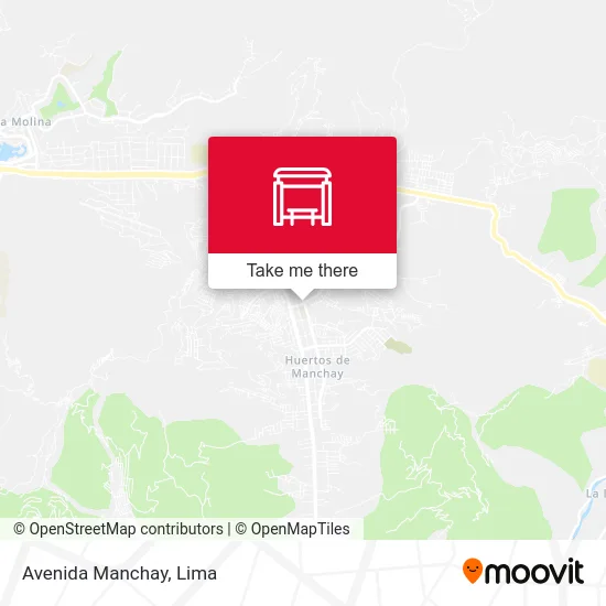 Avenida Manchay map