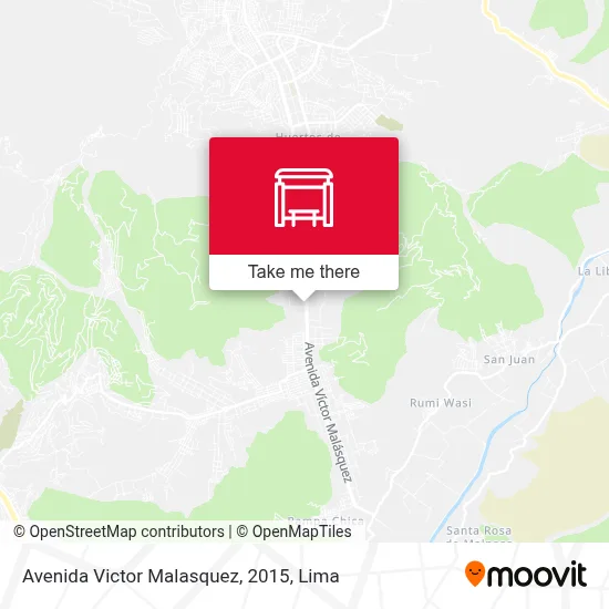 Avenida Victor Malasquez, 2015 map