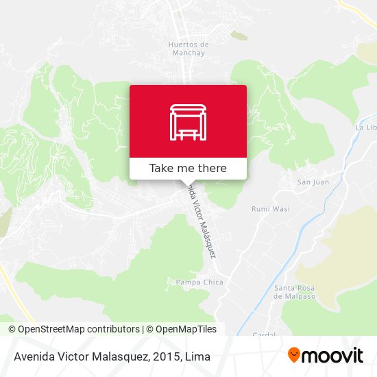 Avenida Victor Malasquez, 2015 map
