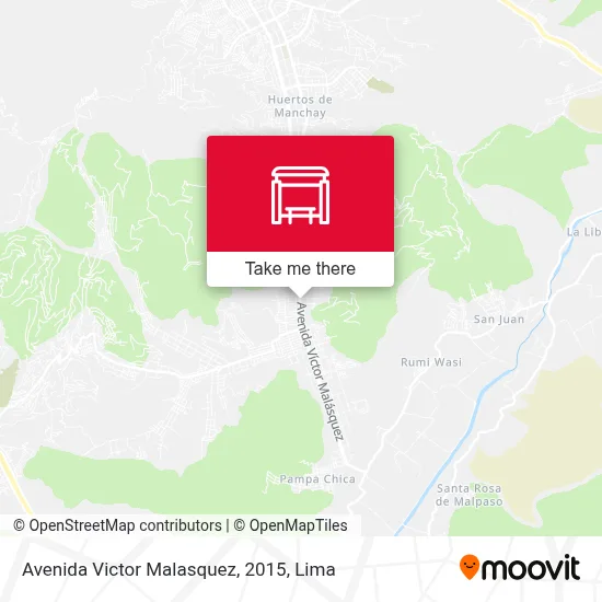 Avenida Victor Malasquez, 2015 map