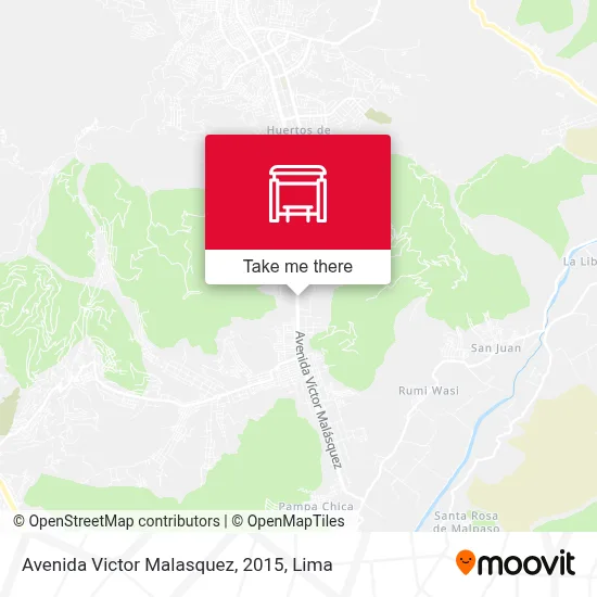 Avenida Victor Malasquez, 2015 map