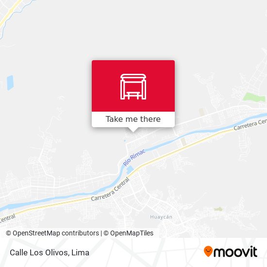 Mapa de Calle Los Olivos