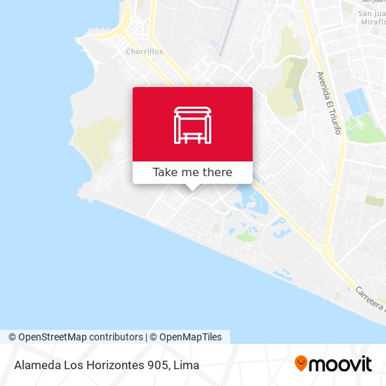 Alameda Los Horizontes 905 map