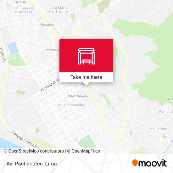 Av. Pachacútec map