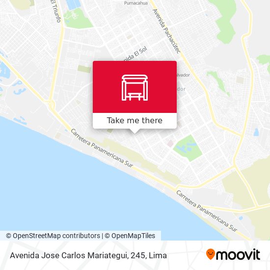 Avenida Jose Carlos Mariategui, 245 map