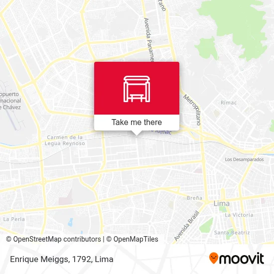 Enrique Meiggs, 1792 map