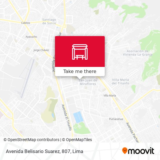 Avenida Belisario Suarez, 807 map