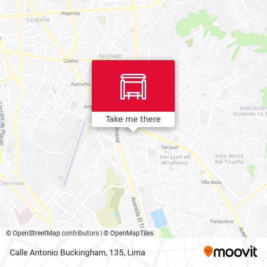 Mapa de Calle Antonio Buckingham, 135