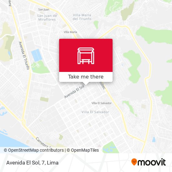 Mapa de Avenida El Sol, 7