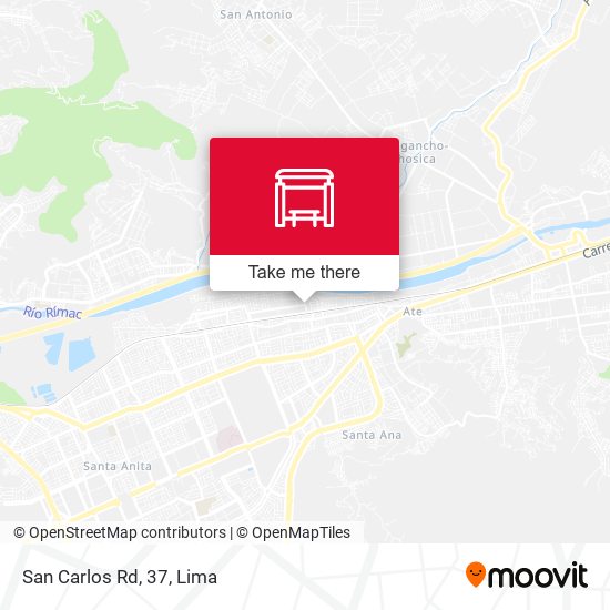 Mapa de San Carlos Rd, 37