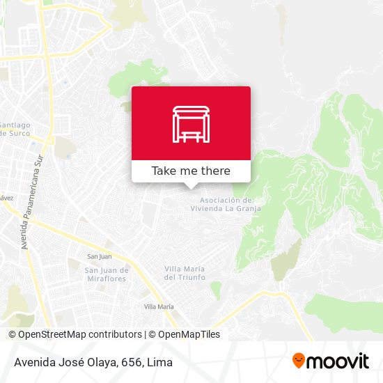 Avenida José Olaya, 656 map