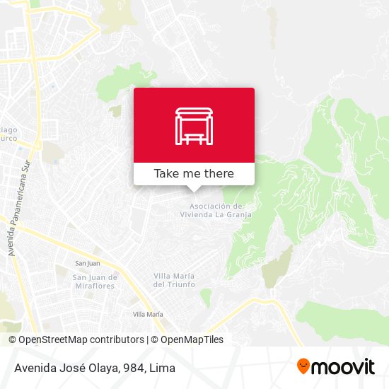 Avenida José Olaya, 984 map