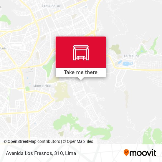 Mapa de Avenida Los Fresnos, 310