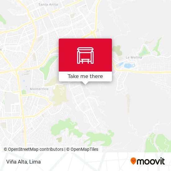 Mapa de Viña Alta