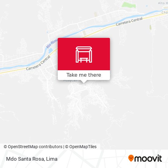 Mapa de Mdo Santa Rosa
