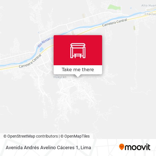 Mapa de Avenida Andrés Avelino Cáceres 1