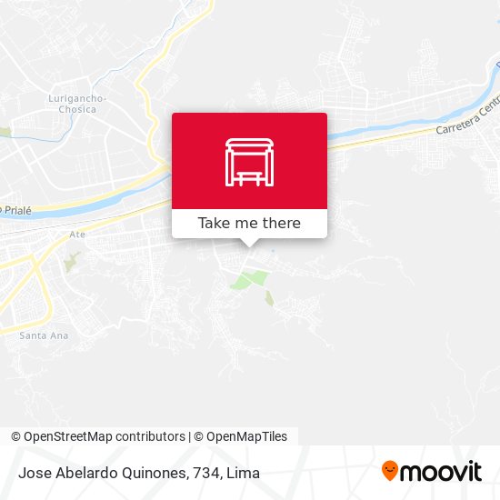 Jose Abelardo Quinones, 734 map