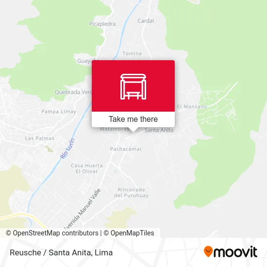 Reusche / Santa Anita map