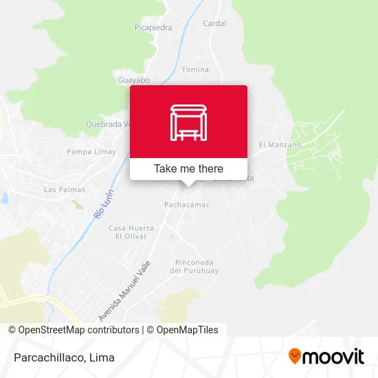 Parcachillaco map