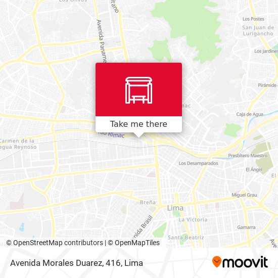 Avenida Morales Duarez, 416 map