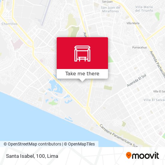 Mapa de Santa Isabel, 100
