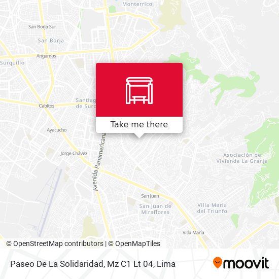 Paseo De La Solidaridad, Mz C1 Lt 04 map