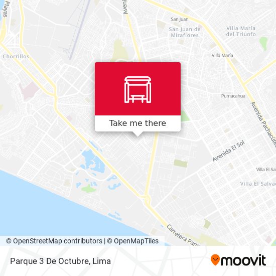 Mapa de Parque 3 De Octubre