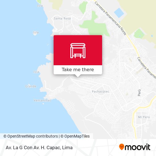 Mapa de Av. La G Con Av. H. Capac