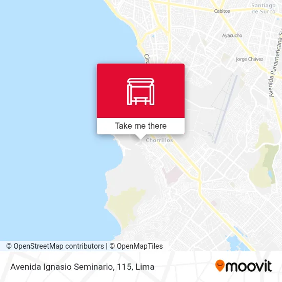 Avenida Ignasio Seminario, 115 map