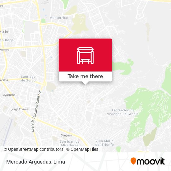 Mercado Arguedas map